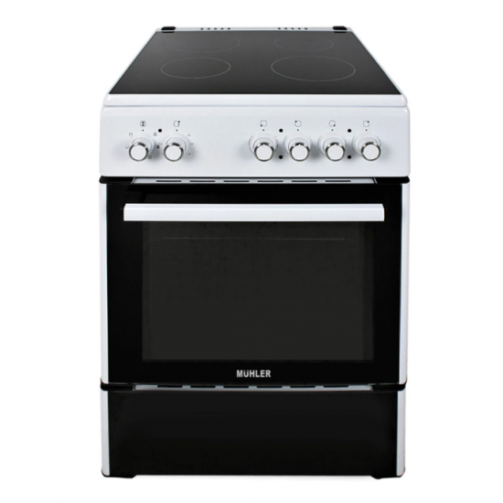 Готварска печка Muhler ELC-VC601E - керамичен плот, 4 зони, клас A