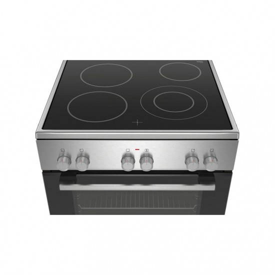Готварска печка Bosch HKA090150 - 66L, керамичен плот, клас A, инокс
