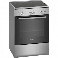 Готварска печка Bosch HKA090150 - 66L, керамичен плот, клас A, инокс