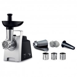 Месомелачка Tefal HV 7 в 1 NE109838 – 1400W, 1.7 кг/мин, приставки за наденици и зеленчуци