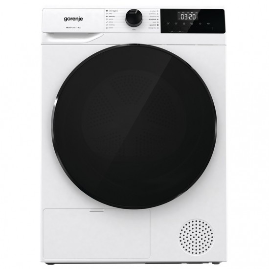 Сушилня Gorenje DHNA92 – 9 кг, с кондензационна термопомпа, TwinAir, AutoDrain