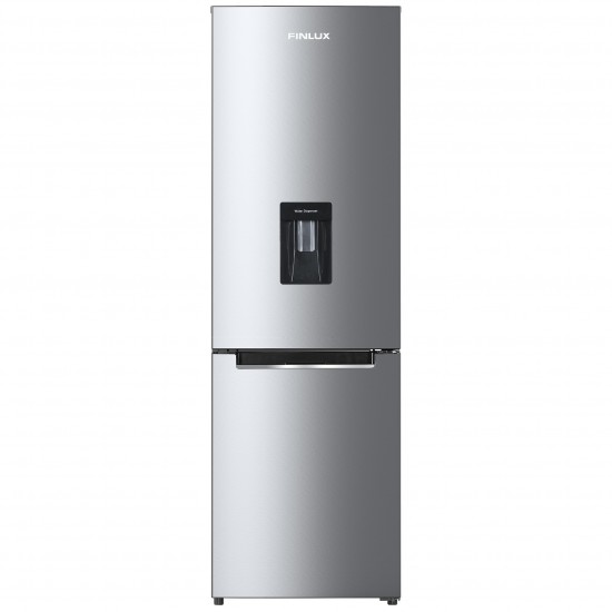 Хладилник с фризер Finlux FBN301EDIX, 293 L, No Frost, Клас E, Диспенсер за вода, Инокс