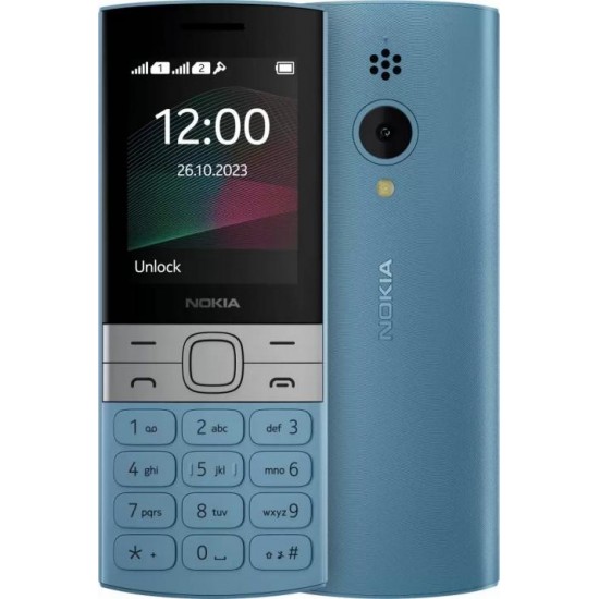 Мобилен телефон Nokia 150 (2023), Dual SIM, Blue