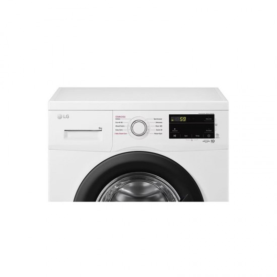 Пералня LG F4J3VS6WE с Инверторен Direct Drive мотор, 9.0 кг, 1400 об./мин.